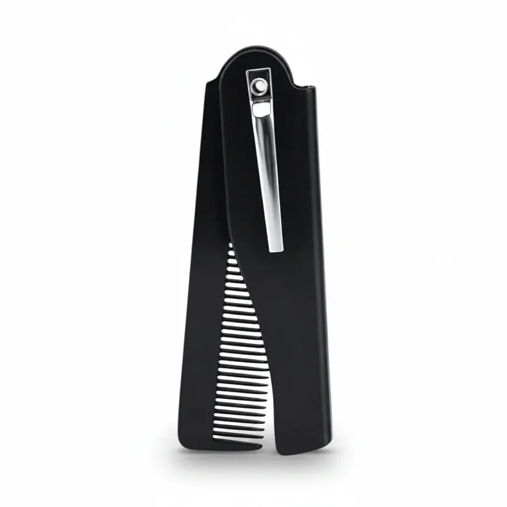 Peigne pliable homme – Accessoire trousse de toilette de voyage