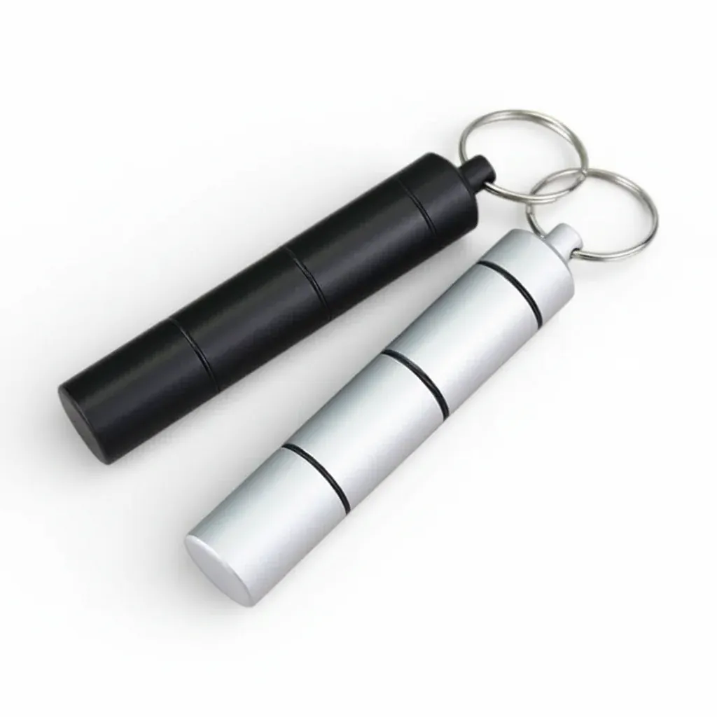 Pilulier de voyage étanche aluminium | 3 compartiments compact
