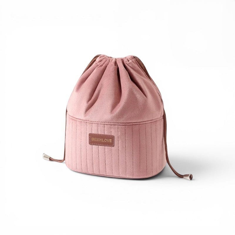 Pochette Maquillage Velours Grande Capacité | LA TONVA — TrousseUp