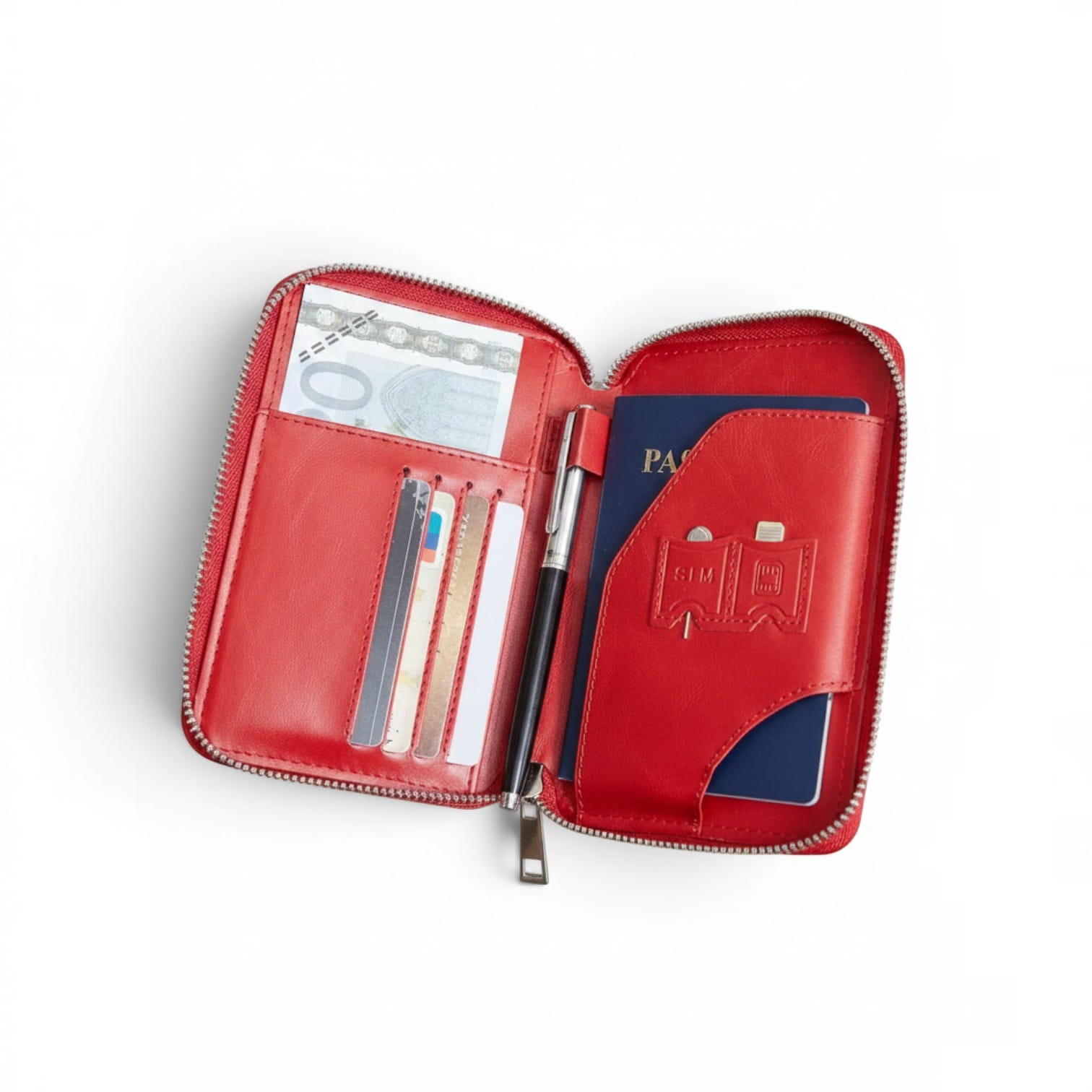 Porte-Passeport RFID Protection Voyage Unisexe