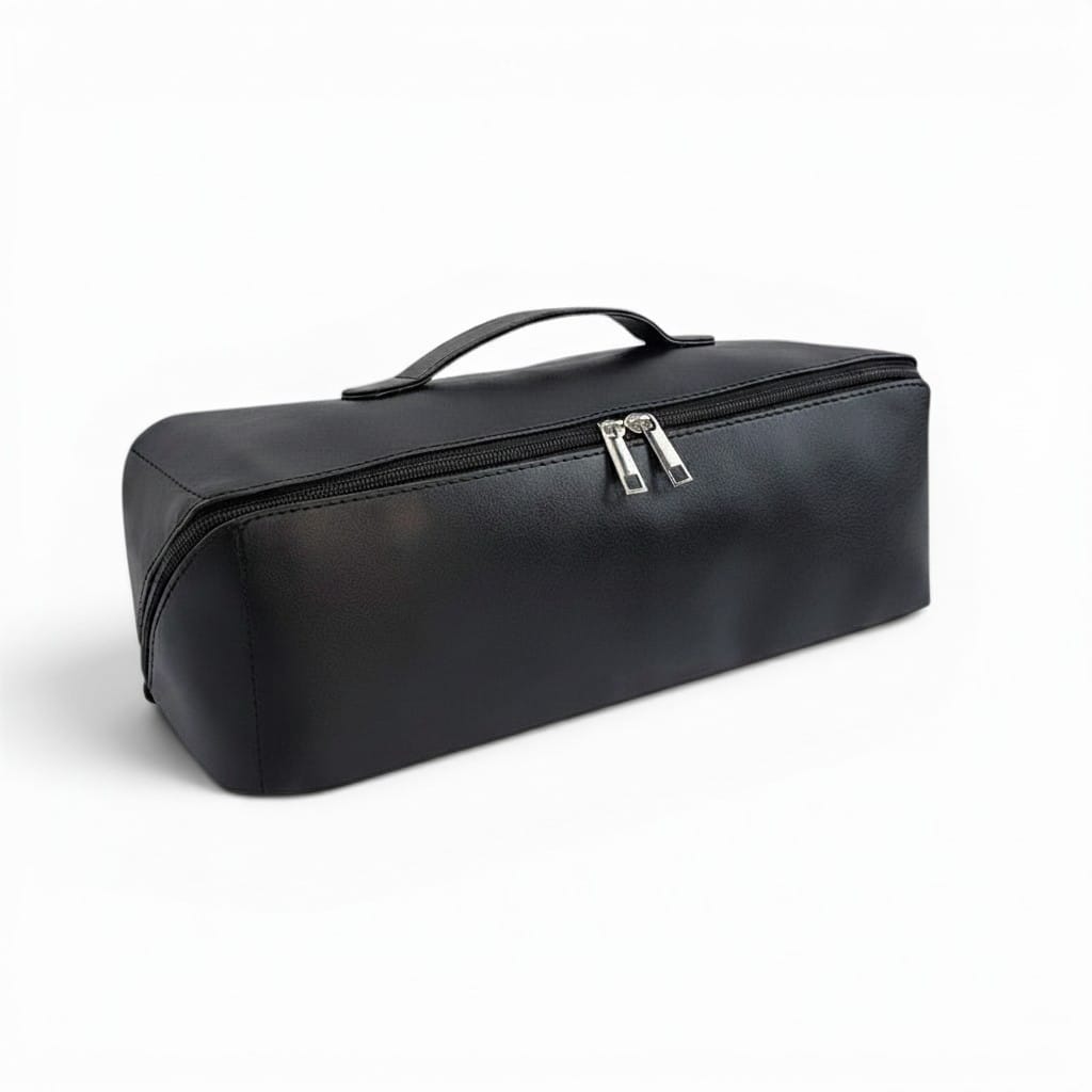 Sac de rangement sèche-cheveux et lisseur en cuir PU | TrousseUp
