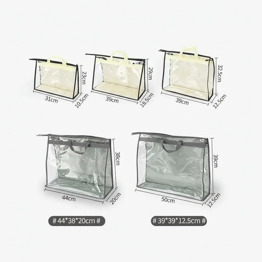 Trousse de toilette 2 pièces transparente