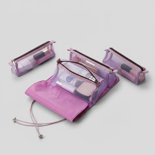 Trousse de toilette 4 en 1 détachable grande capacité