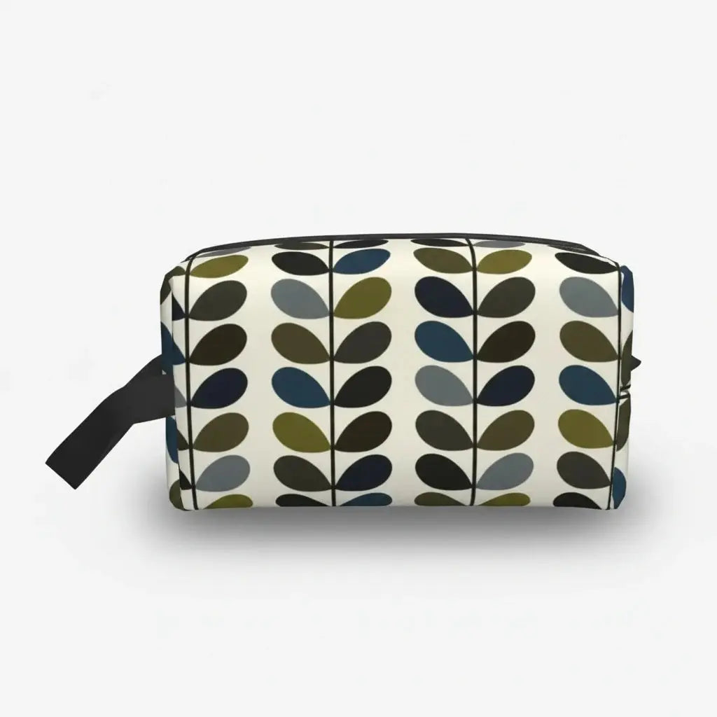 Trousse de toilette à motifs floraux rétro 