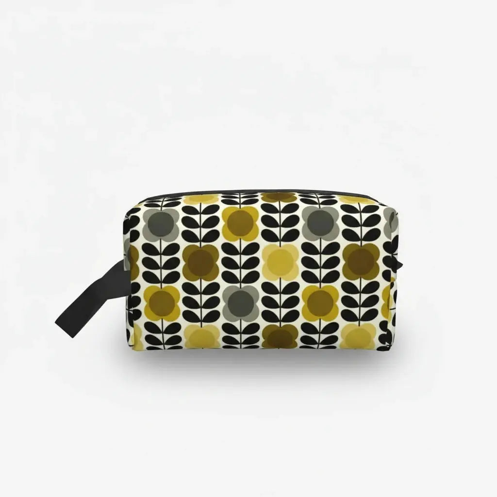 Trousse de toilette à motifs floraux rétro 