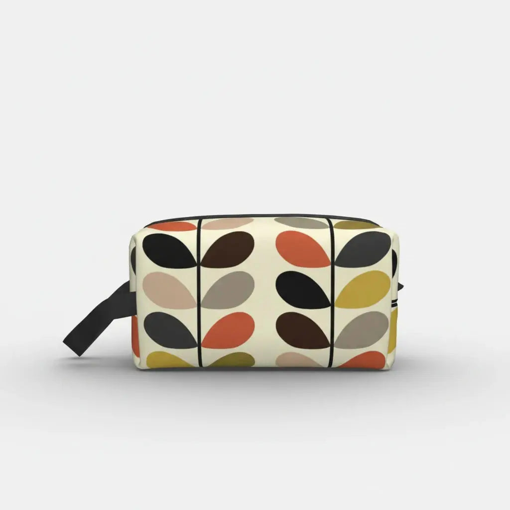 Trousse de toilette à motifs floraux rétro 