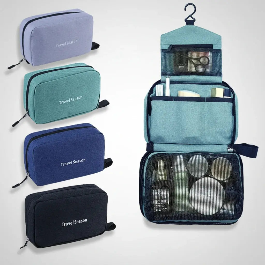 Trousse de toilette à suspendre en Oxford | Grande capacité et imperméabilité