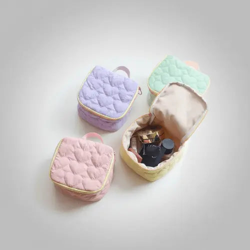Trousse de toilette bébé matelassée – Compacte & pratique