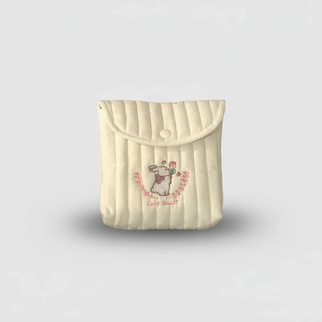 Trousse de toilette bébé | Pochette coton serviettes & soins