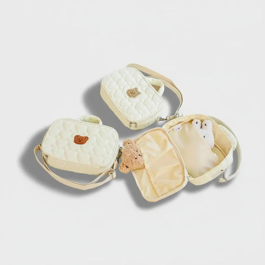 Trousse de toilette bébé | Sac à couches brodé polyvalent