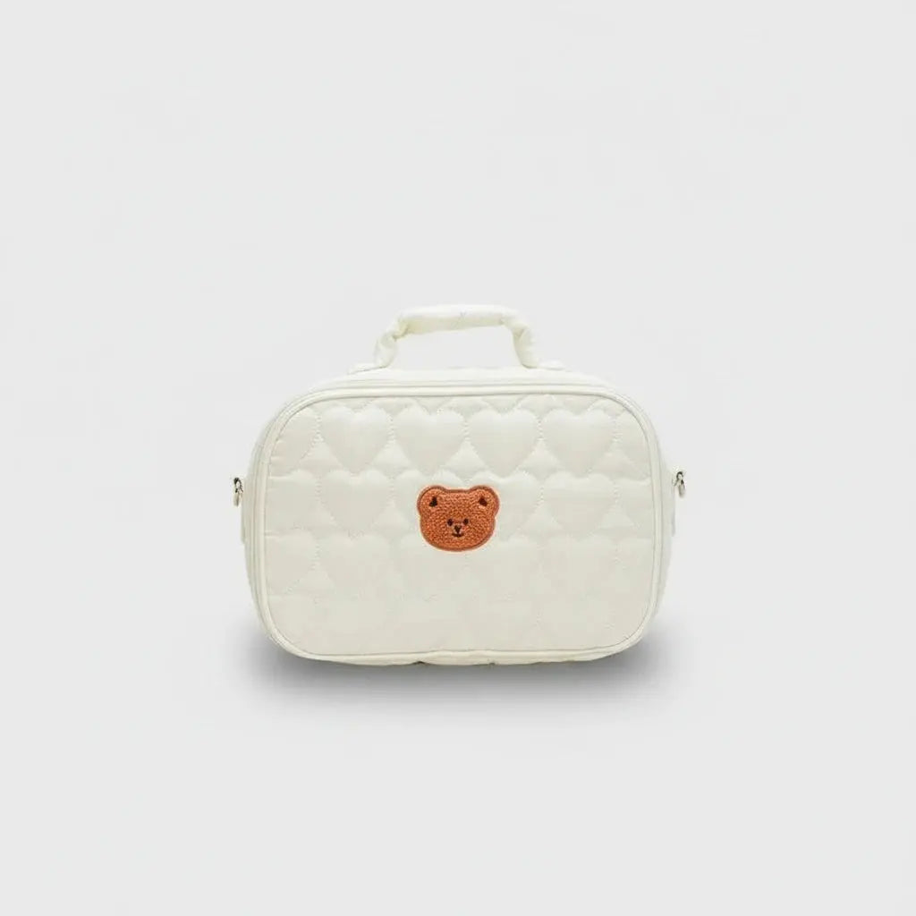 Trousse de toilette bébé | Sac à couches brodé polyvalent