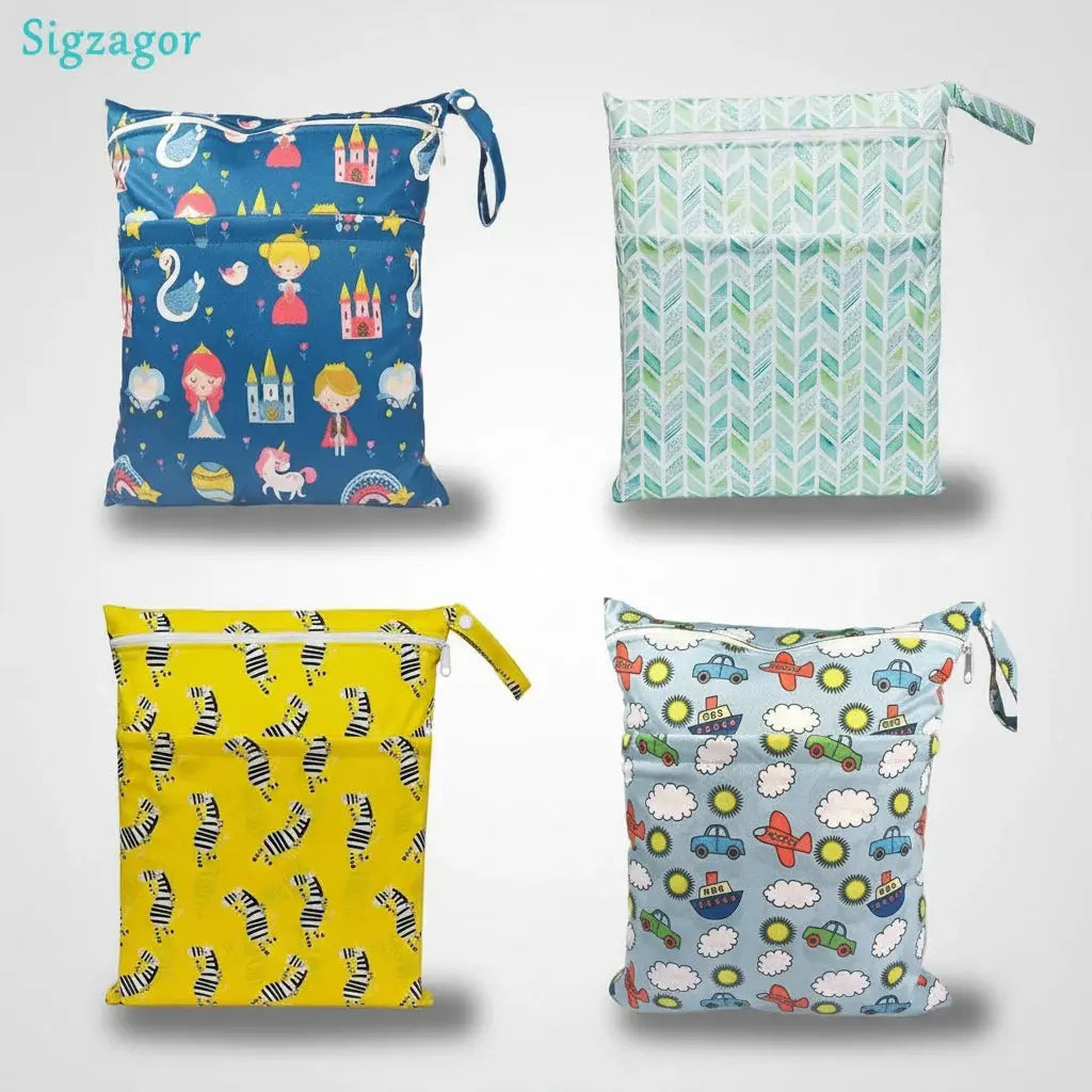 Trousse de toilette bébé | Sac sec à double fermeture