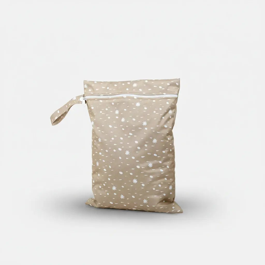 Trousse de toilette bébé | Sac sec et humide tissu recyclé