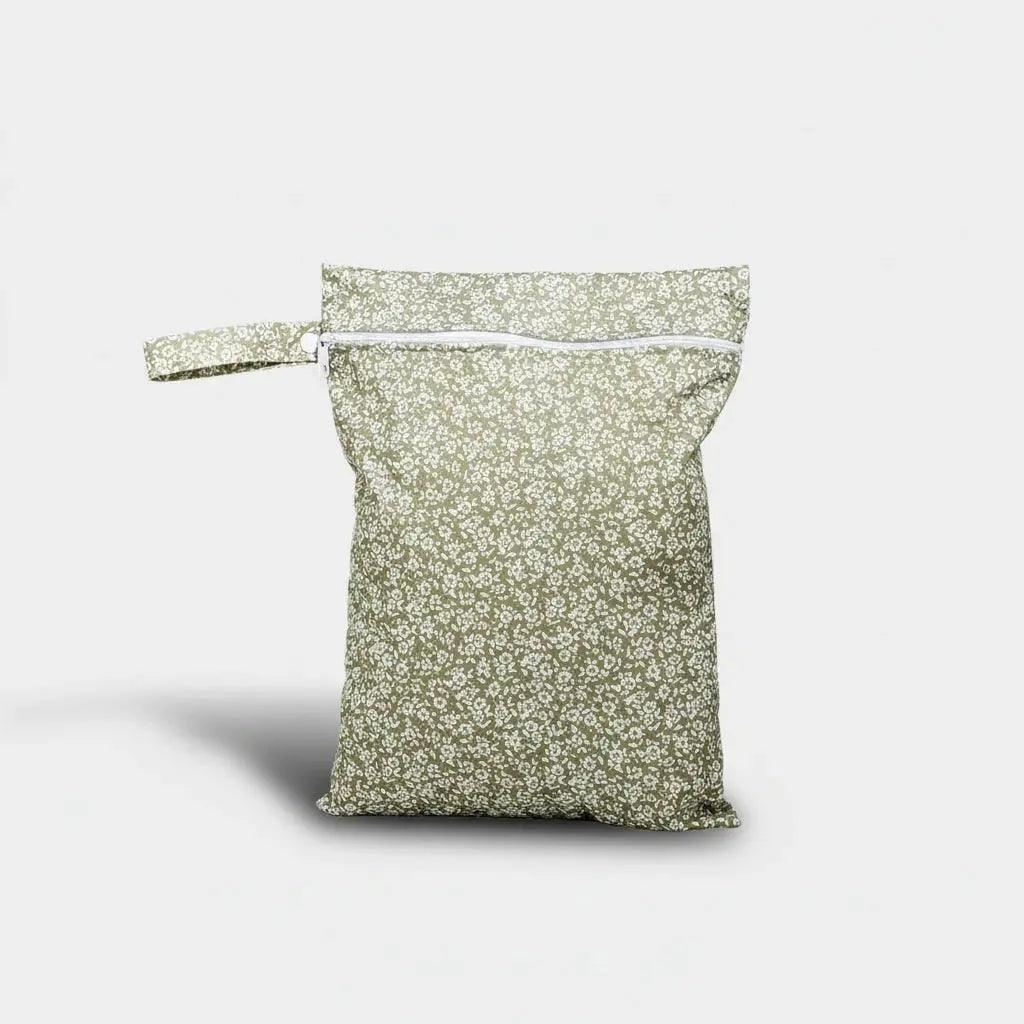 Trousse de toilette bébé | Sac sec et humide tissu recyclé