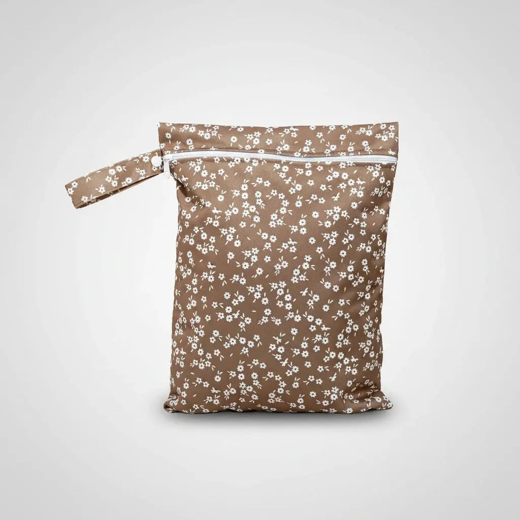 Trousse de toilette bébé | Sac sec et humide tissu recyclé