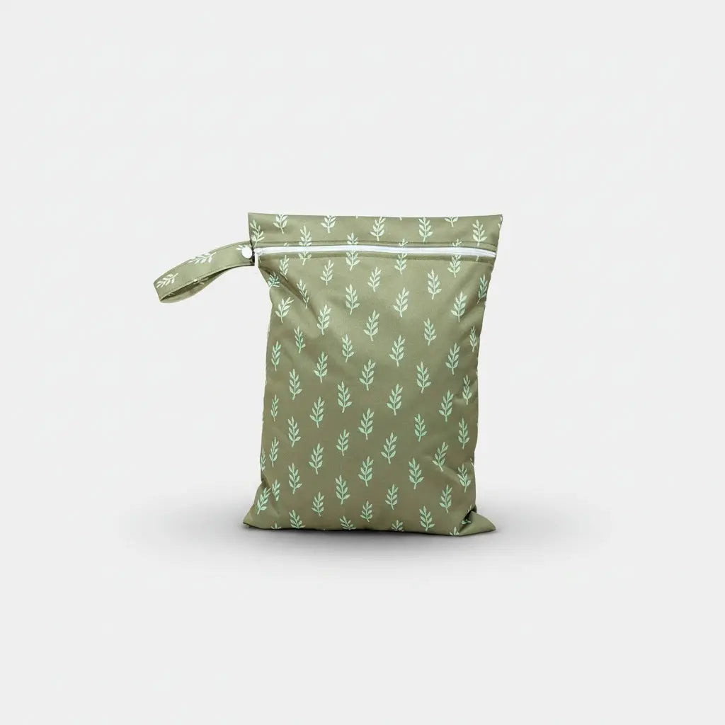 Trousse de toilette bébé | Sac sec et humide tissu recyclé