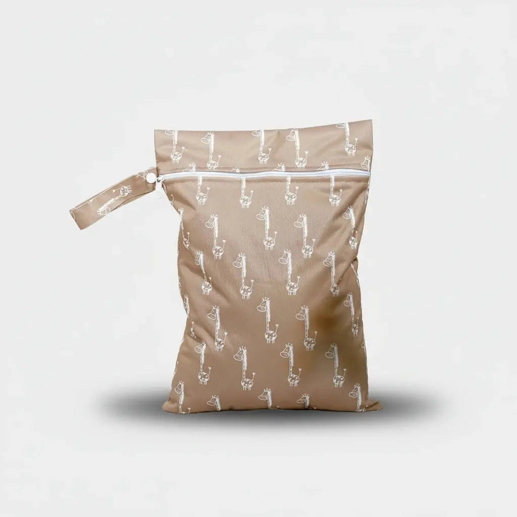 Trousse de toilette bébé | Sac sec et humide tissu recyclé