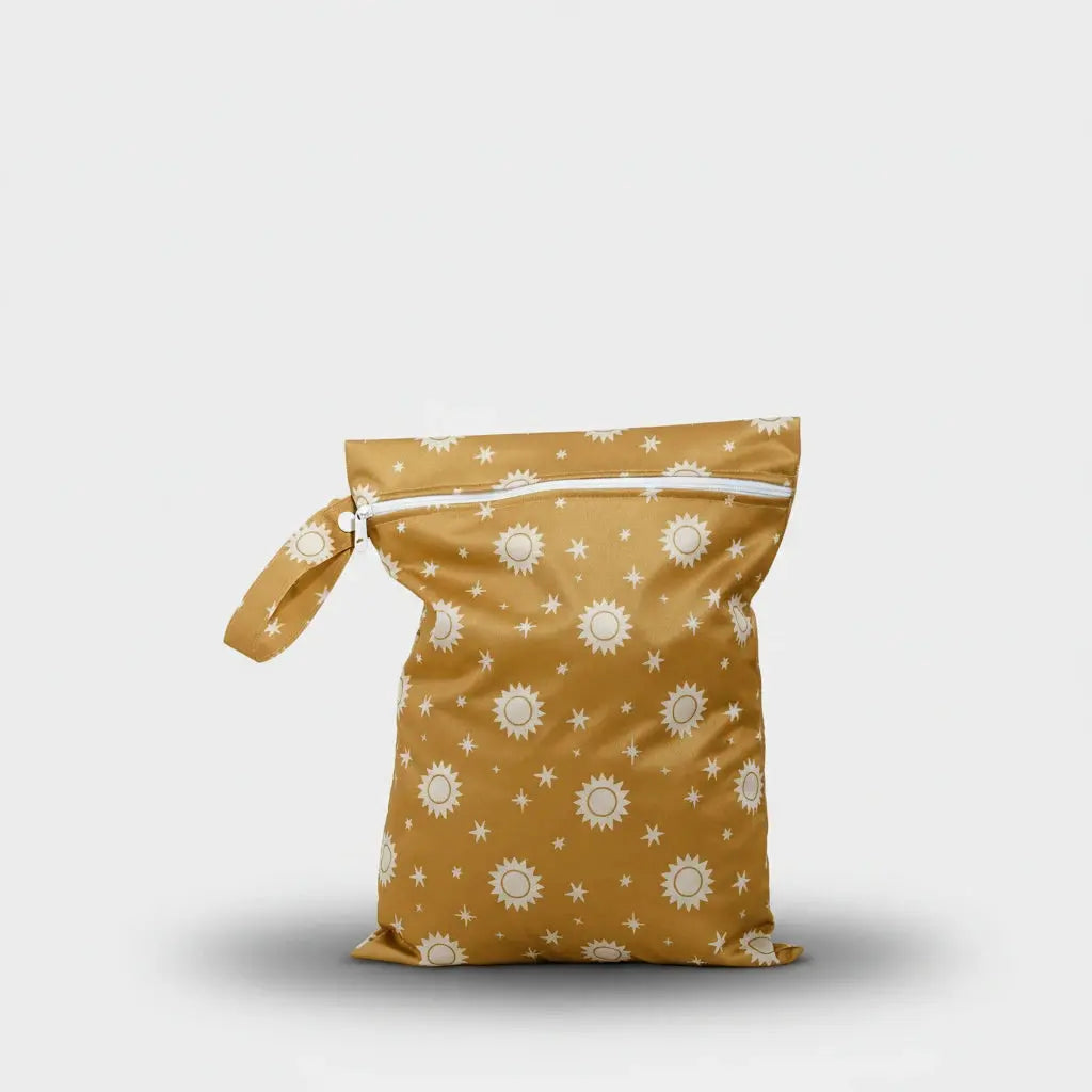 Trousse de toilette bébé | Sac sec et humide tissu recyclé