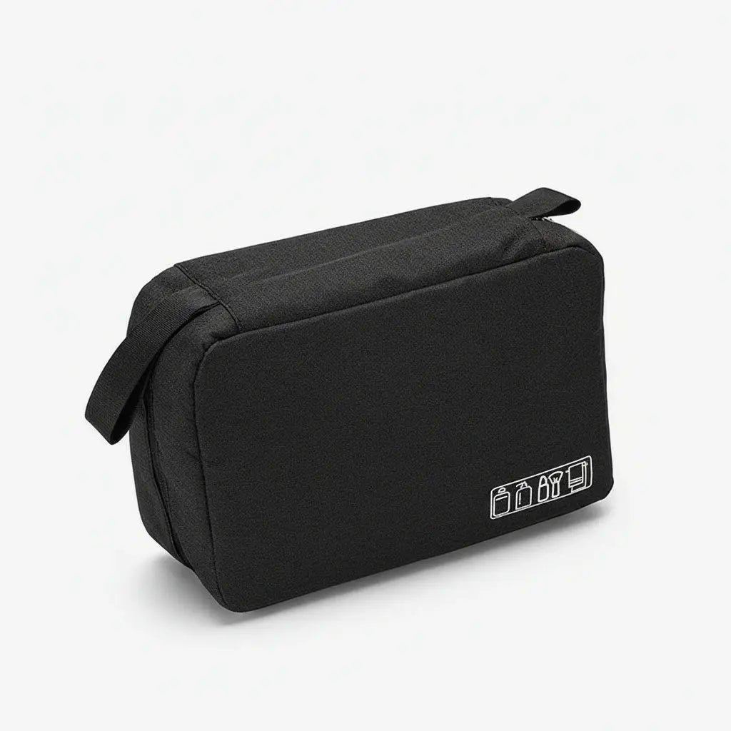 Trousse de toilette dépliable avec crochet