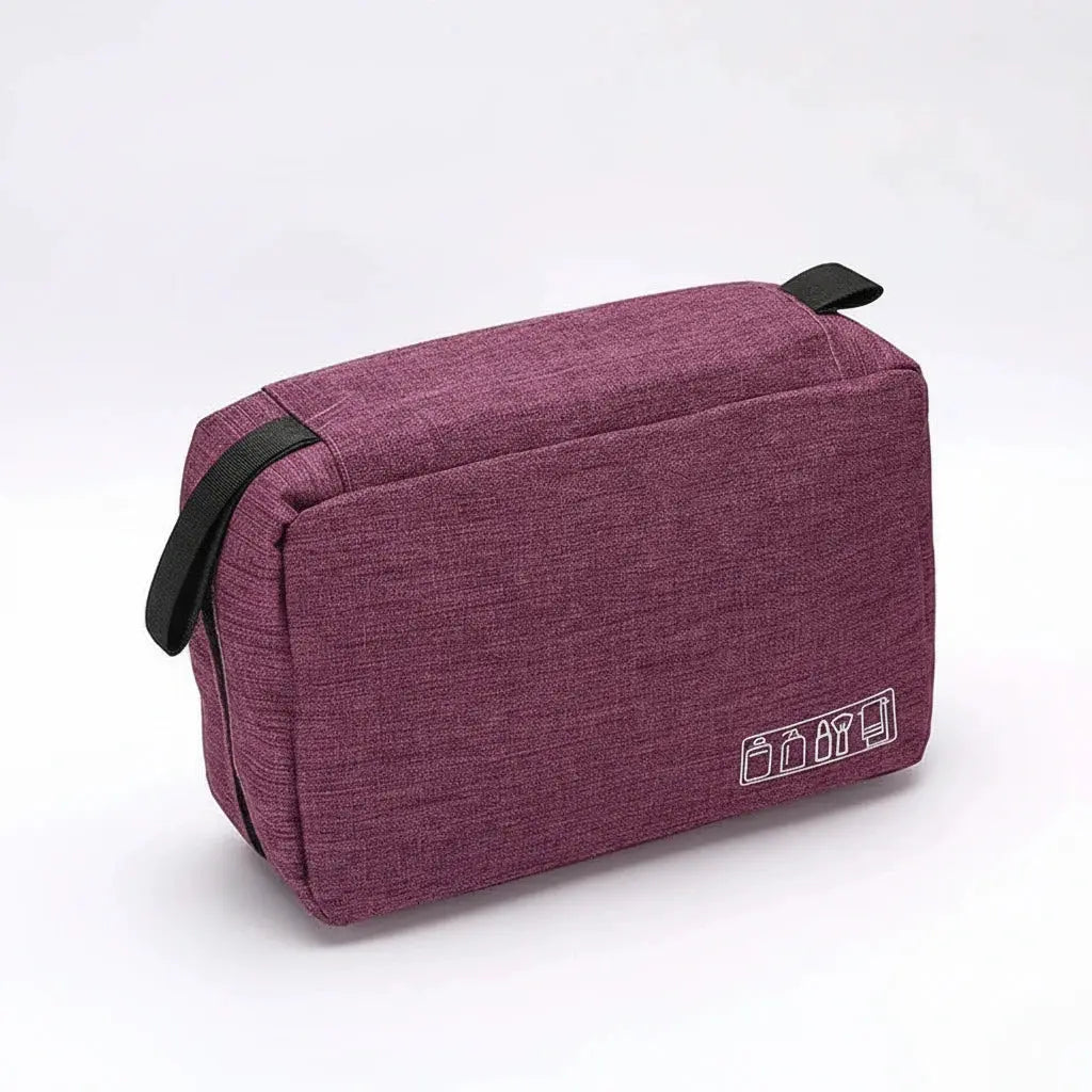 Trousse de toilette dépliable avec crochet