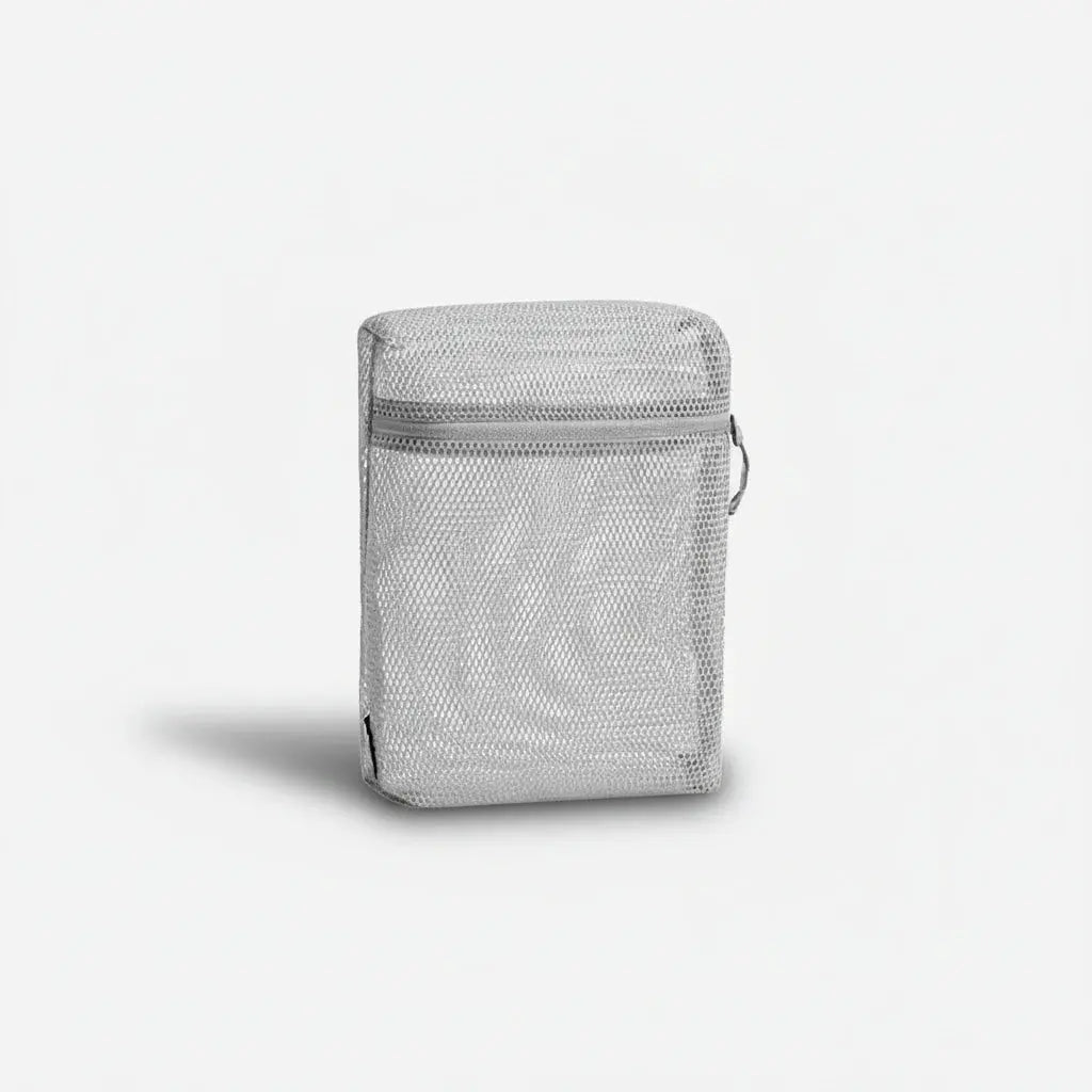 Trousse de toilette en nylon mesh avec poignée