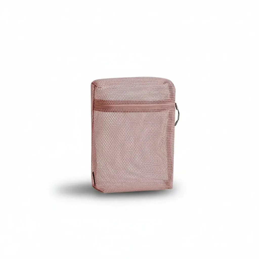 Trousse de toilette en nylon mesh avec poignée