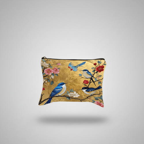 Trousse de toilette enfant motif oiseaux – pliable et légère