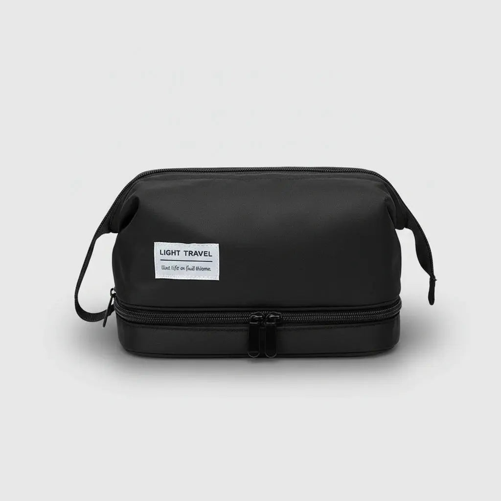 Trousse de toilette étanche nylon – Voyage hommes femmes