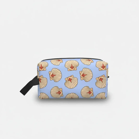 Trousse de toilette femme à motifs coquillage | Voyage & rangement