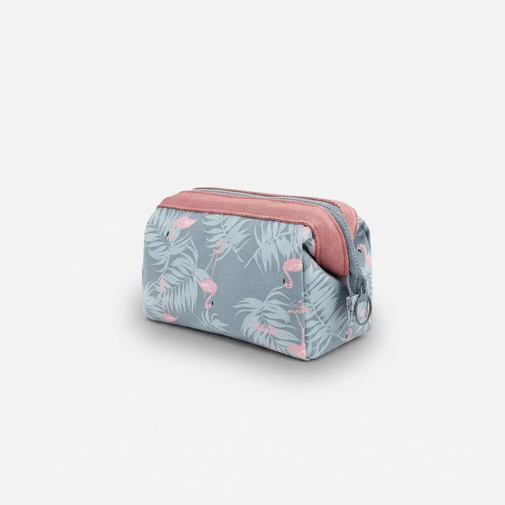 Trousse de toilette femme flamant rose – étanche pratique