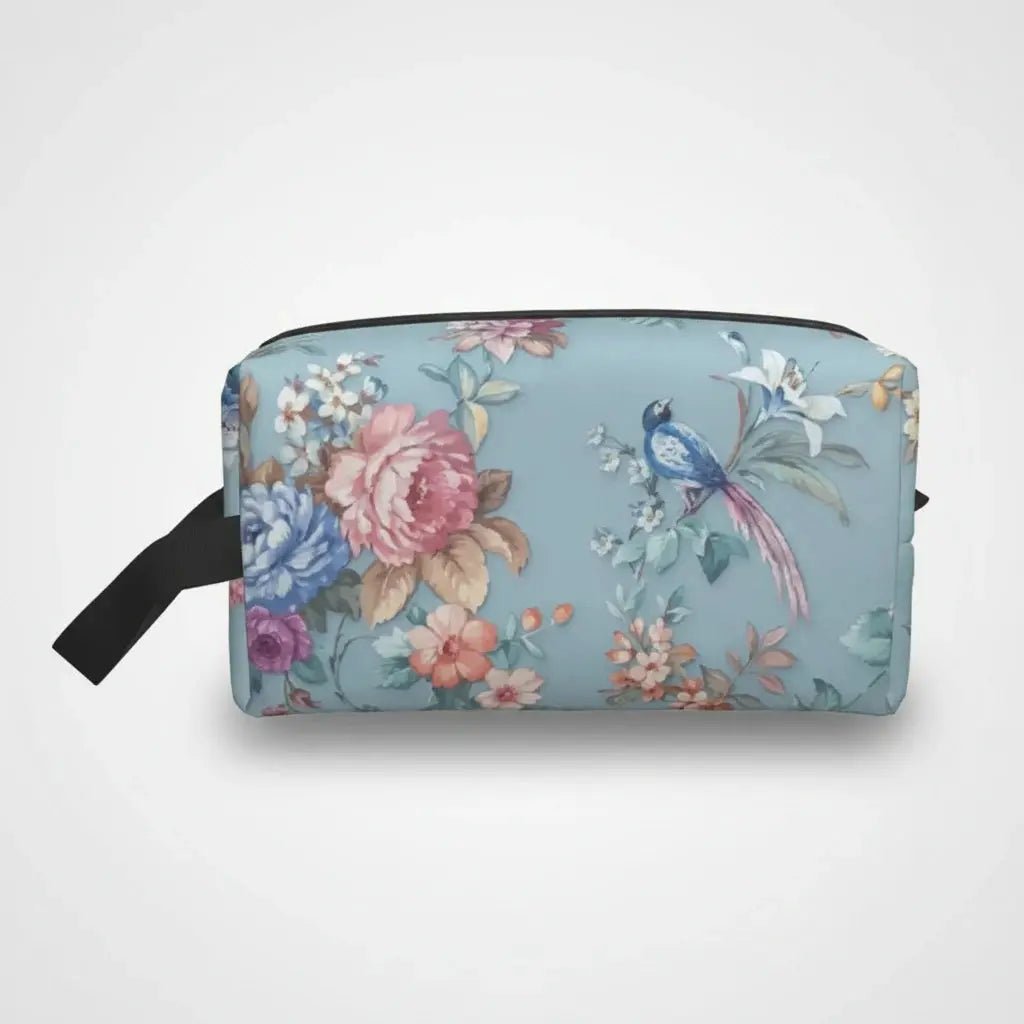 Trousse de toilette femme fleurie – grande capacité chic