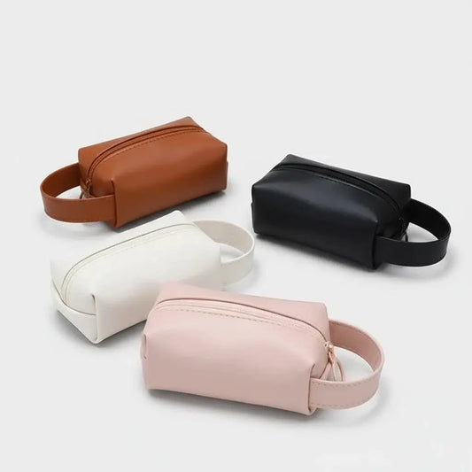 Trousse de toilette femme | Mini pochette PU