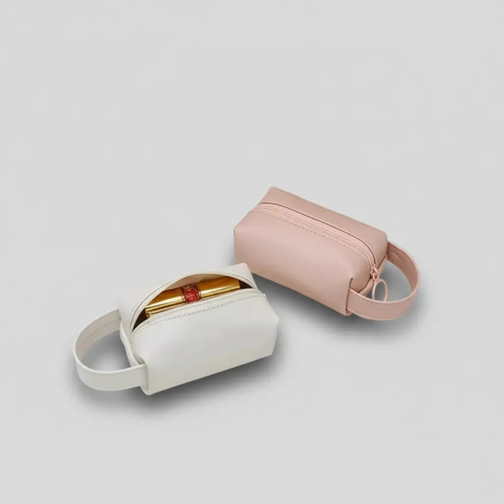 Trousse de toilette femme | Mini pochette PU