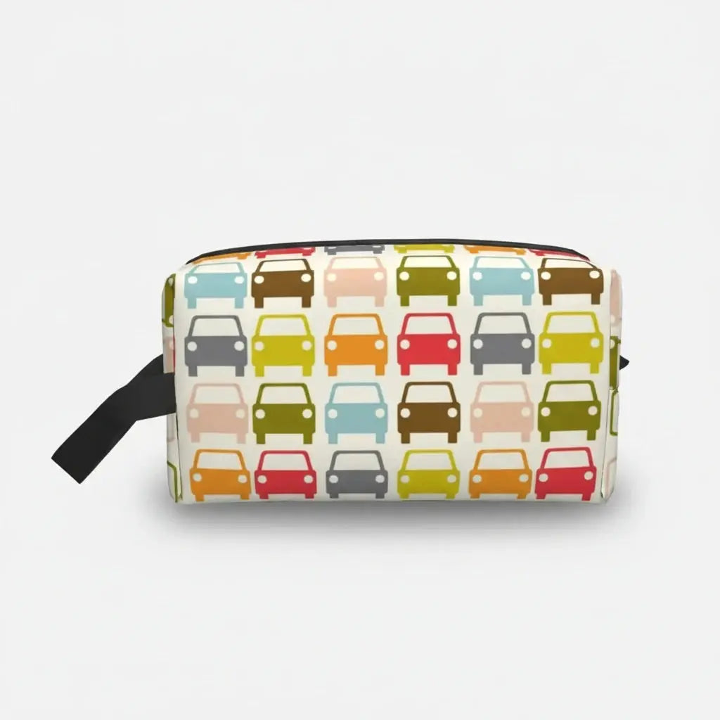 Trousse de toilette femme motifs colorés