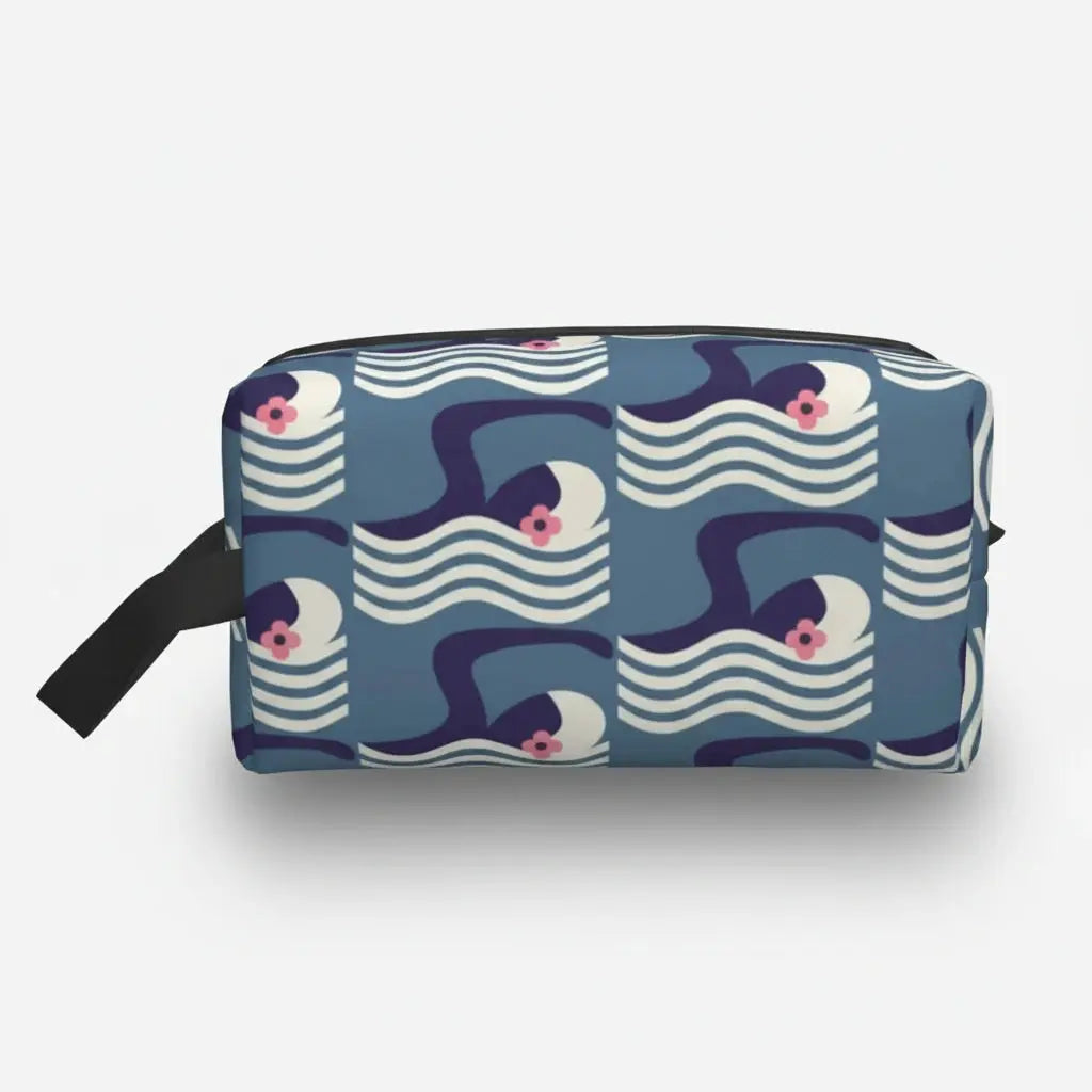 Trousse de toilette femme motifs colorés