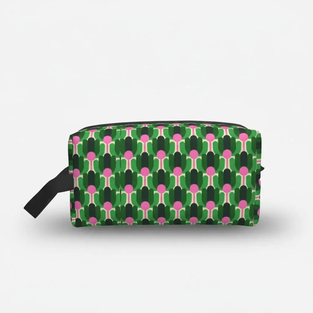 Trousse de toilette femme motifs colorés