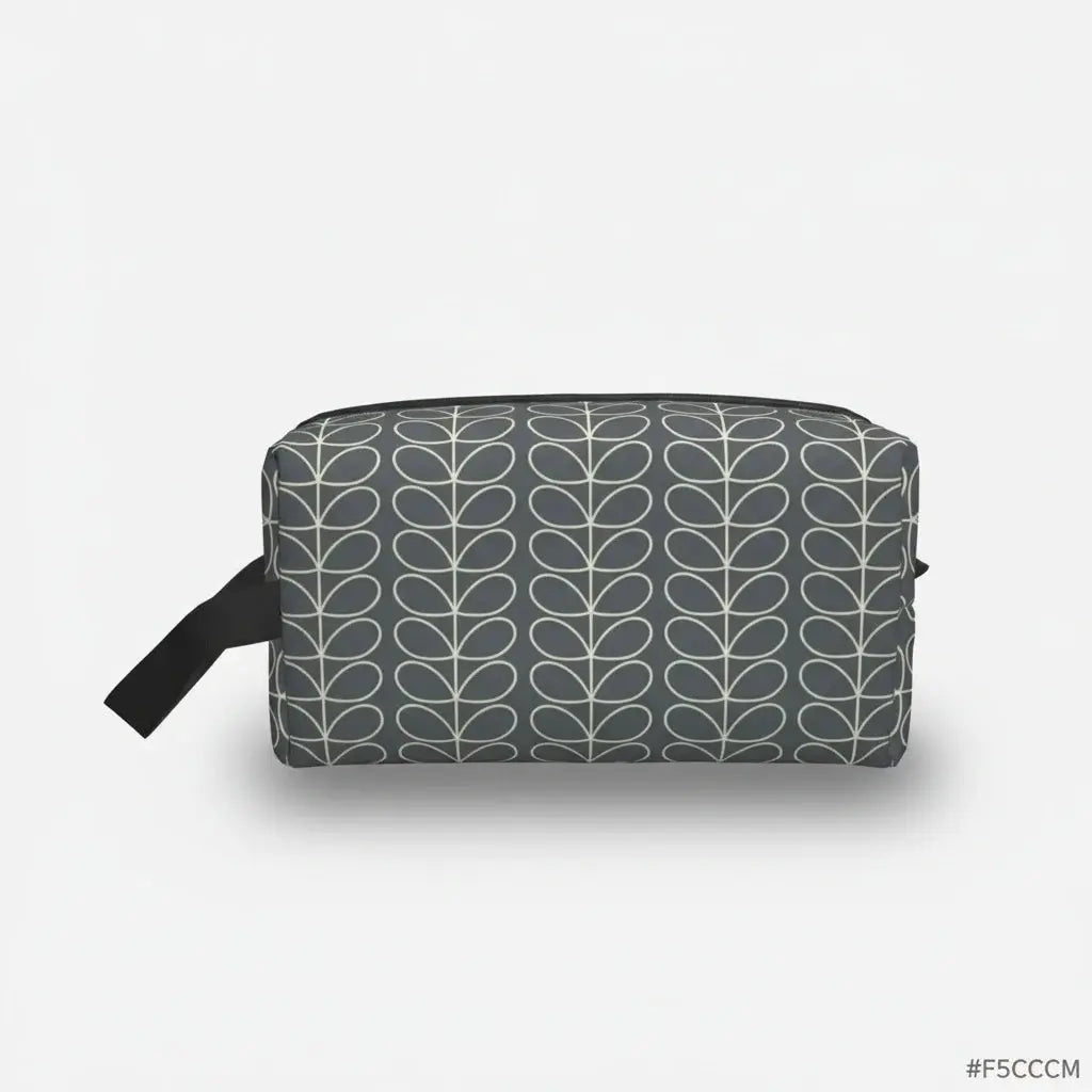 Trousse de toilette femme motifs géométriques rétro