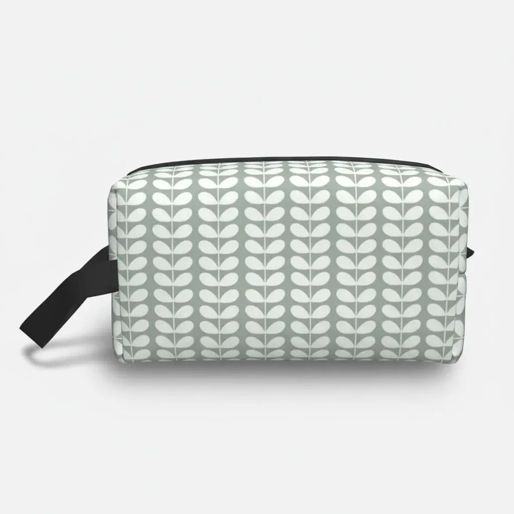 Trousse de toilette femme motifs géométriques rétro