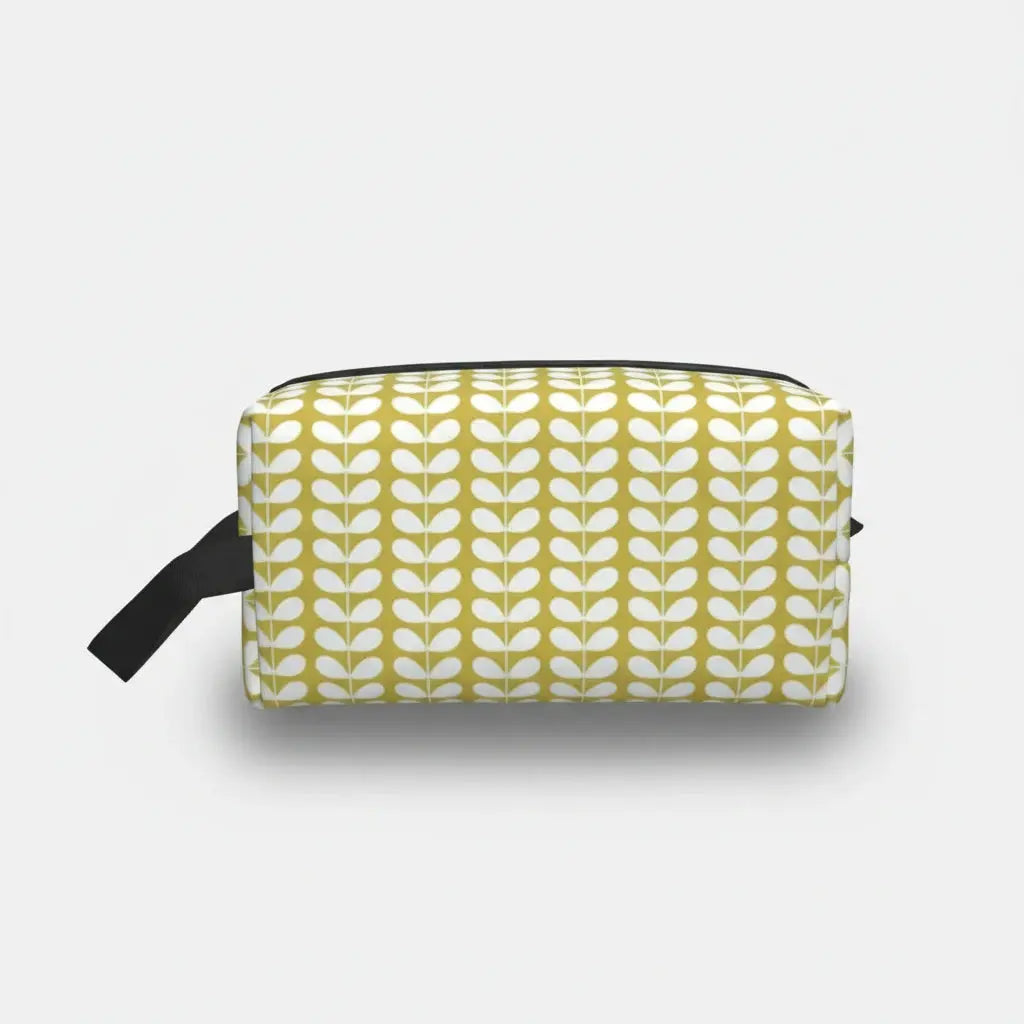 Trousse de toilette femme motifs géométriques rétro