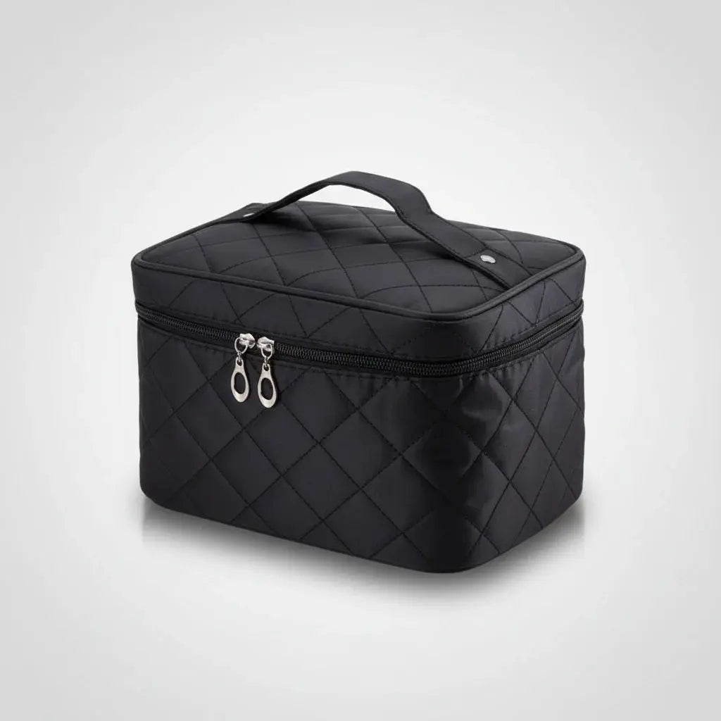 Trousse de toilette femme | Nylon matelassé grande capacité