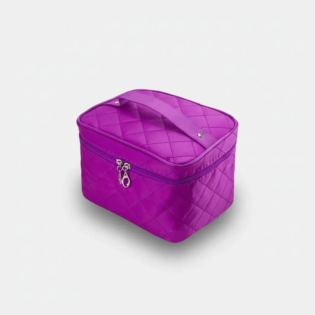 Trousse de toilette femme | Nylon matelassé grande capacité