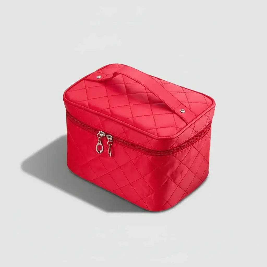 Trousse de toilette femme | Nylon matelassé grande capacité