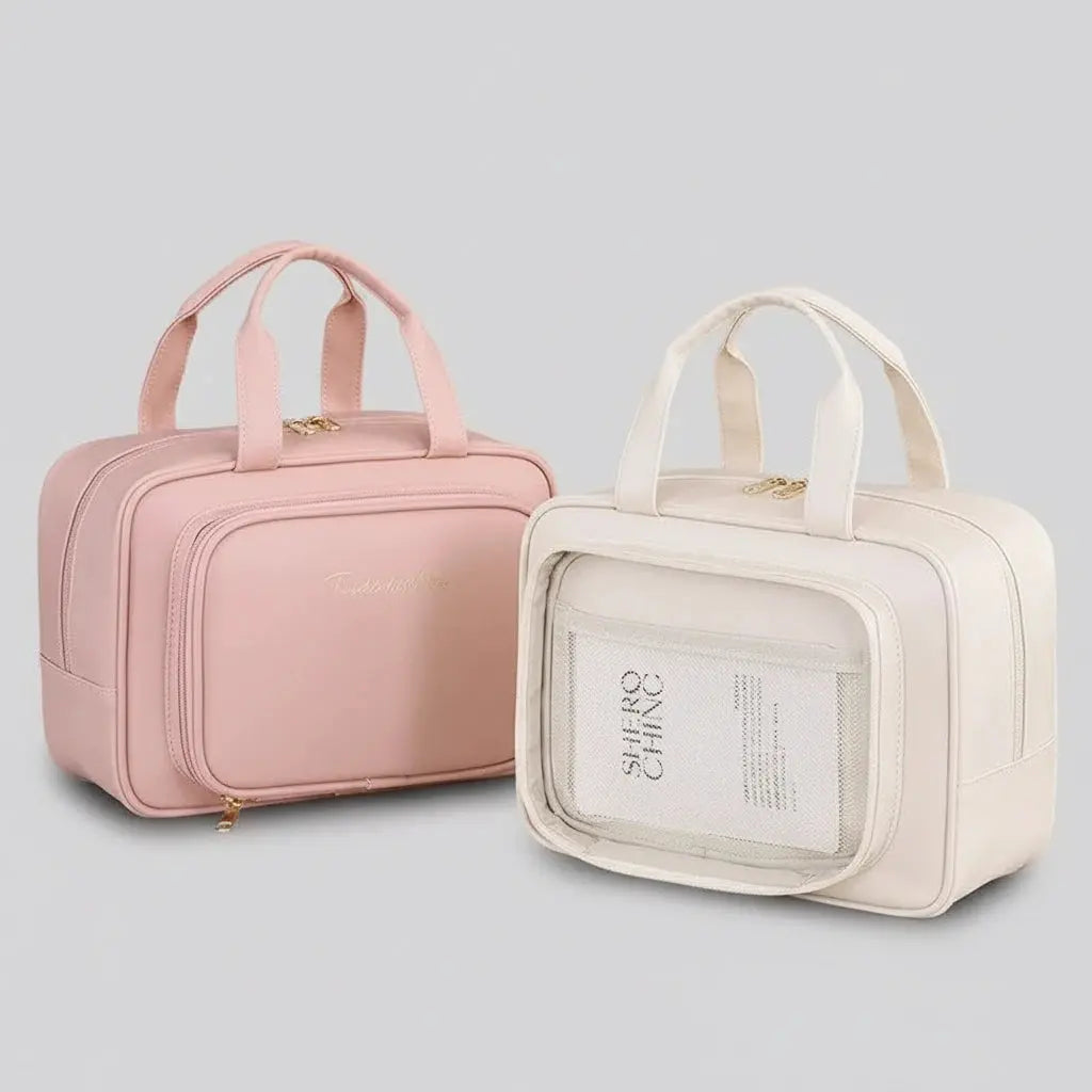 Trousse de toilette femme | Organisateur PU voyage