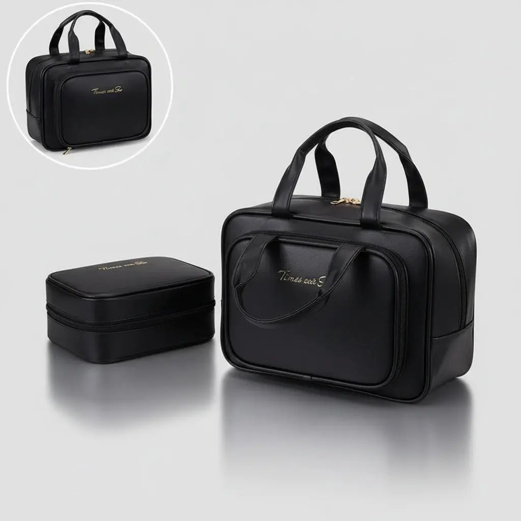 Trousse de toilette femme | Organisateur PU voyage