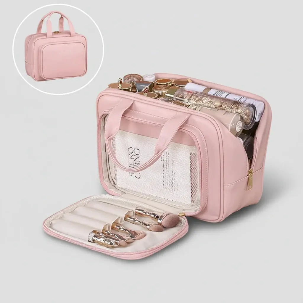 Trousse de toilette femme | Organisateur PU voyage