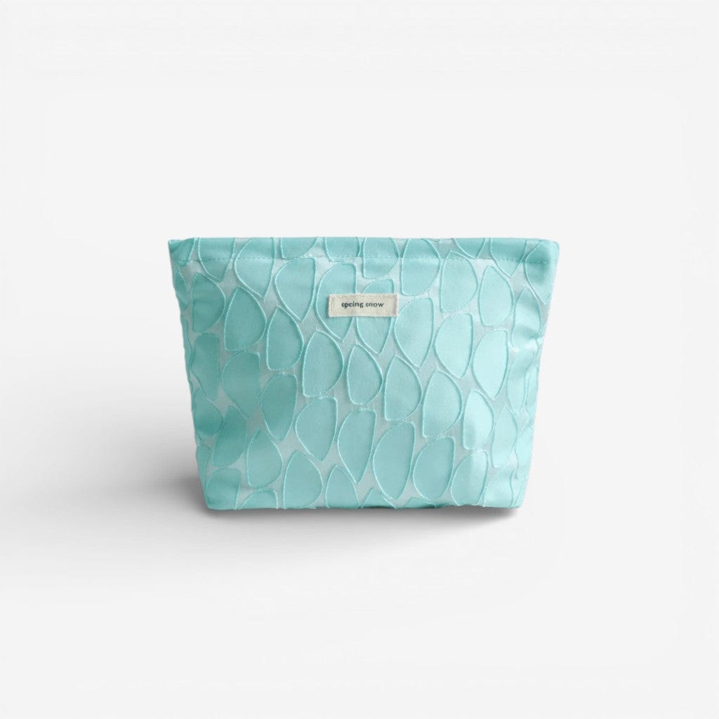 Trousse de toilette femme | Pochette canvas motifs feuilles