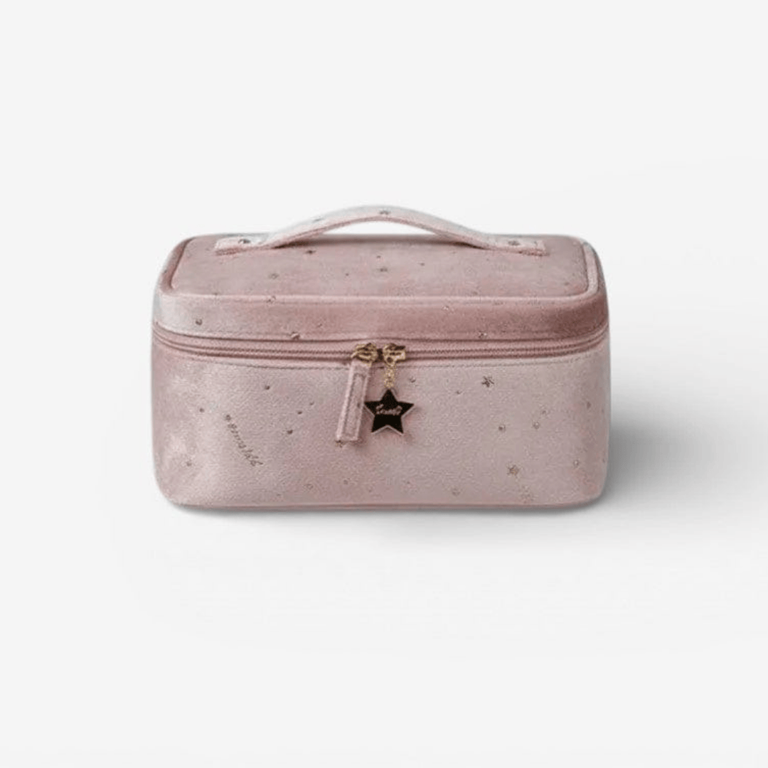 Trousse de toilette femme | Pochette chic velours
