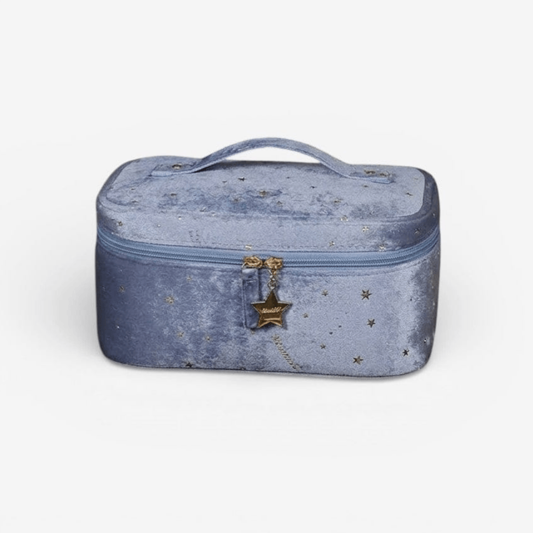 Trousse de toilette femme | Pochette chic velours