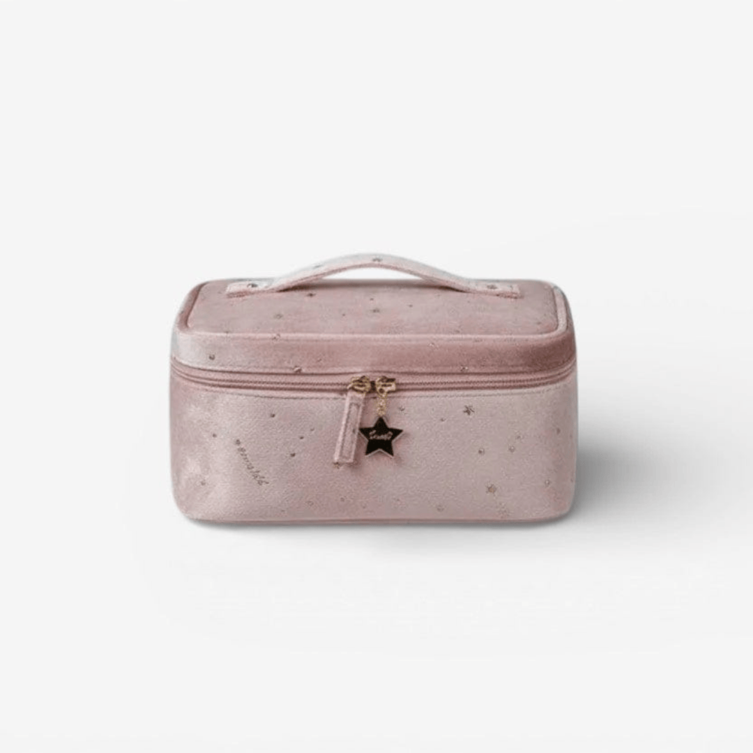 Trousse de toilette femme | Pochette chic velours