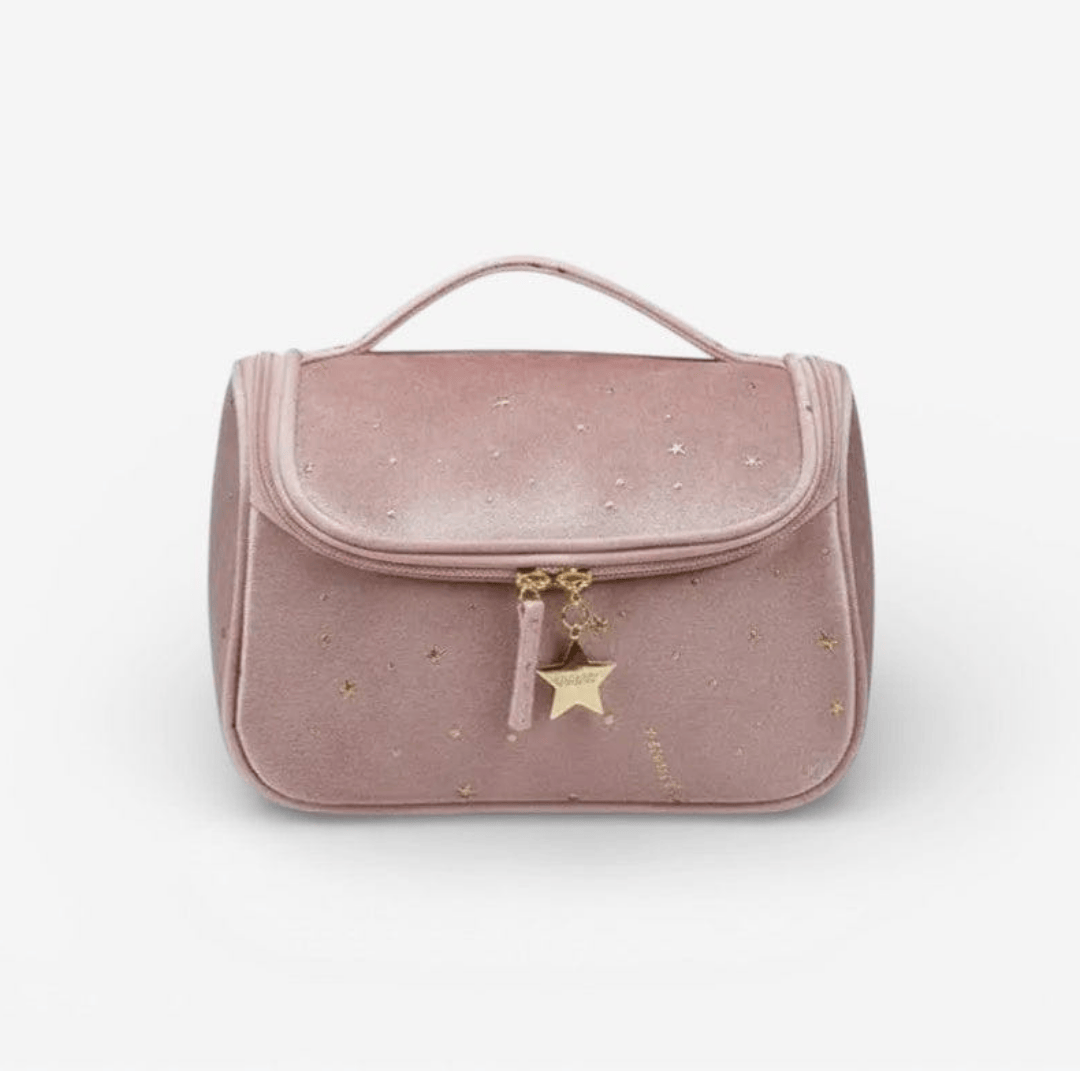 Trousse de toilette femme | Pochette chic velours